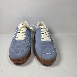 Nicole Miller Classic Blue Sneakers with White Accents